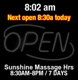 sunshine massage call     sunshine massage