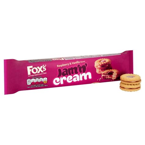 Foxs Biscuits Jam N Cream Biscuits 150g British Food Shop
