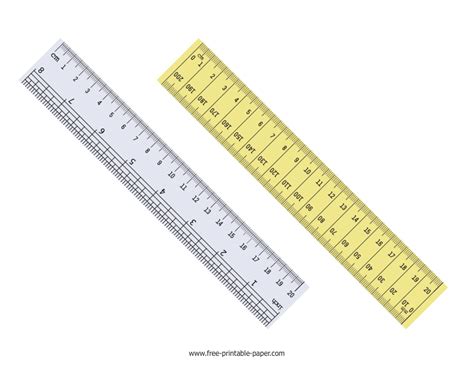 centimeter printable ruler