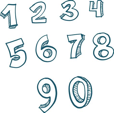 transparent numbers png   cliparts  images