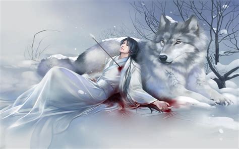 anime wolves wallpapers wallpaper cave