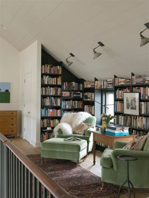 small attic library  sofa furniture homemydesign