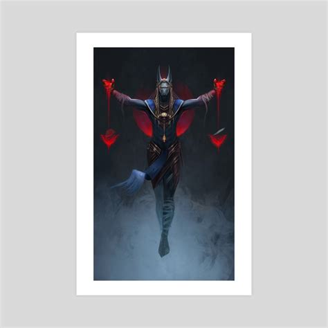 anubis judge of the dead an art print by mohamed saad inprnt