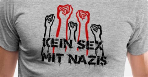 Kein Sex Mit Nazis Männer Premium T Shirt Spreadshirt
