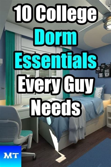 10 College Dorm Room Essentials For Guys Packing List College Dorm