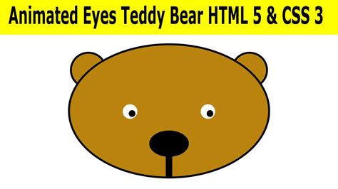 teddy bear with html 5 and css 3 css animation css effects youtube