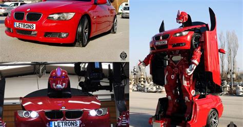 turkish company called letrons make real life transformer out of bmw