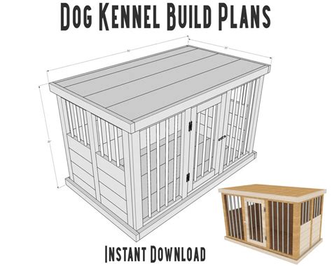 dog kennel plans dog kennel furnature dog cage plans dog crate build plans