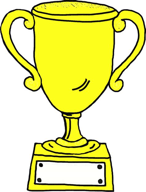 cartoon trophy clipart