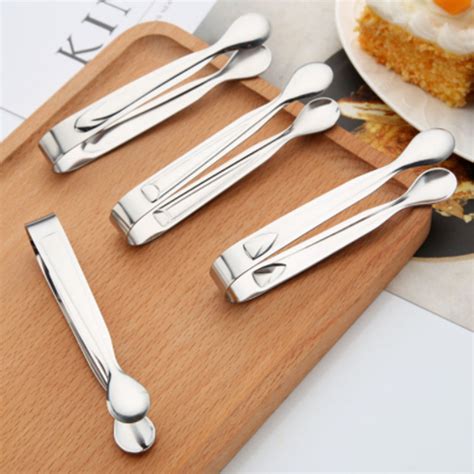 pack sugar tongs ice tongs stainless steel mini serving tongs small kitch  ebay