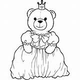 Ursinha Teddy Prinzessin Malvorlagen Prinzessinnen Stoffmalerei Froher Handtücher Qdb sketch template