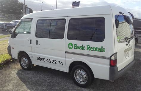 basic rentals vans      move small loads