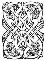 Coloring Pages Celtic Adult Patterns Designs Knots Dragon Colouring Bestcoloringpagesforkids Symbols Books sketch template