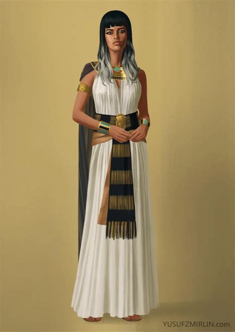 [oc] satiah ancient egyptian high priestess characterdrawing
