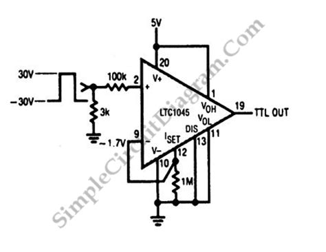 ltc ttl rs  converter simple circuit diagram