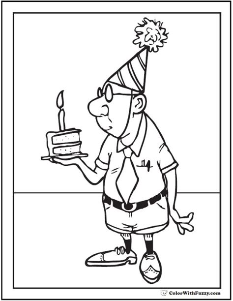 happy birthday grandpa coloring page  getdrawings