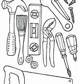 Coloring Tools Pages Construction Worker Doctor Equipment Science Workers Lab Carpenter Drawing Printable Getcolorings Sheet Tool Color Print Getdrawings sketch template