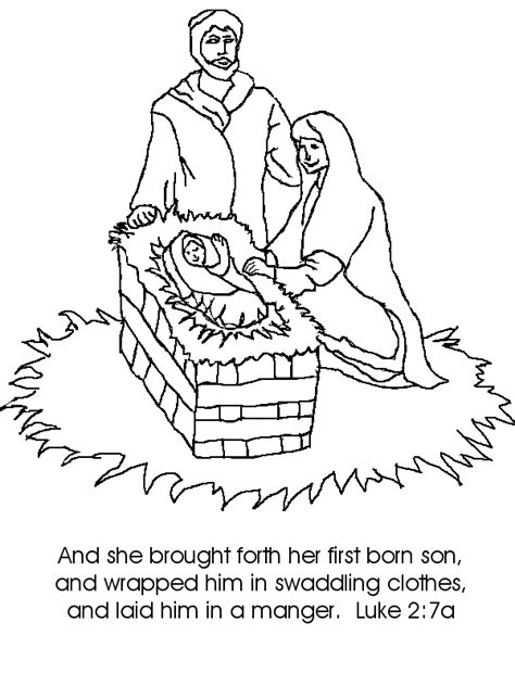 birth  jesus coloring page coloring home