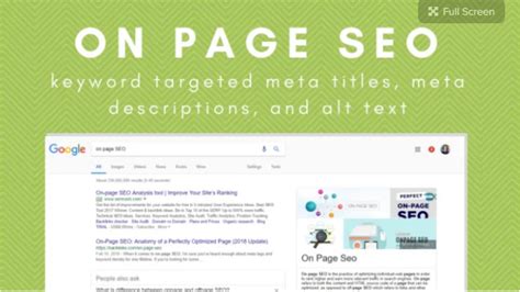 write seo page titles  meta descriptions   website