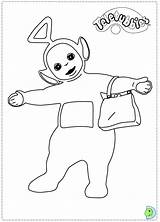 Coloring Teletubbies Dinokids Pages Close sketch template