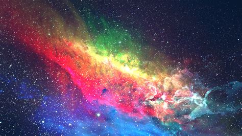 Download 2560x1440 Wallpaper Colorful Galaxy Space
