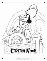Pirates Coloring Pages Jake Neverland Sheets Pirate Disney Never Land Hook Captain Kids Printable Pittsburgh Drawing Color Colouring Cartoon Birthday sketch template
