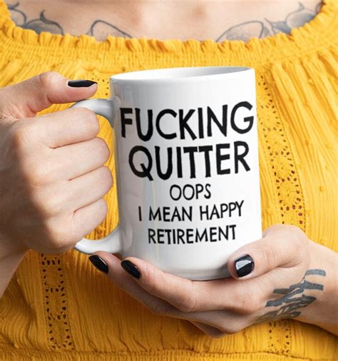 quitter oops i mean happy retirement coworker goodbye t etsy