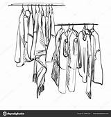Hangers Depositphotos sketch template