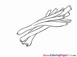 Coloring Pages Leek Printable Sheet Title sketch template