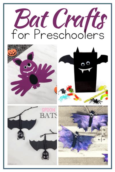 creative bat crafts  preschoolers
