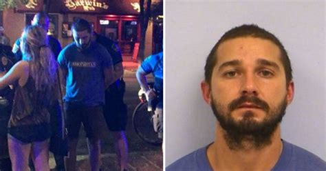 shia labeouf arrested after being found out of control