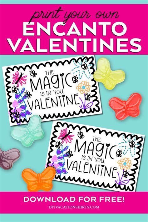 encanto valentines  printable cards valentines printables