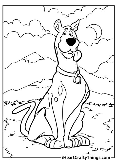 coloring pages  scooby doo