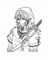 Zelda Coloring Pages Kids Link Breath Wild Printable Justcolor Drawing Characters sketch template