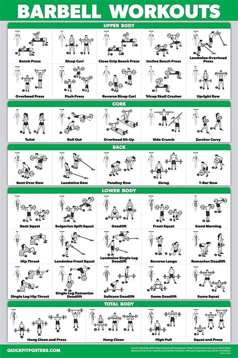 workout curl bar exercises chart ubicaciondepersonascdmxgobmx