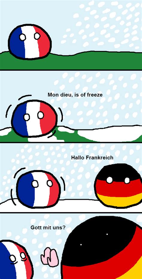 Countryballs France And Germany