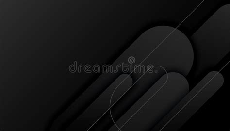 abstract black shapes background design stock vector illustration
