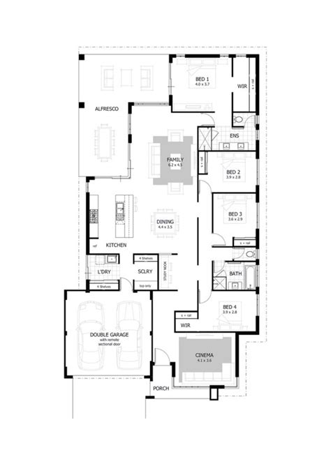 home designs perth wa single storey floor plans  house plans australia single