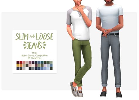 sims  maxis match male clothes