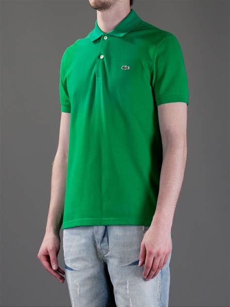 Lacoste Classic Polo Shirt In Green For Men Lyst