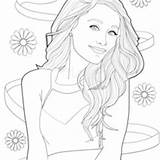Coloring Pages Ariana Grande People Drawing Selena Famous Step Gomez Getdrawings Cartoon Color Celebrity Easy Colorings Pretty Printable Drawings Print sketch template