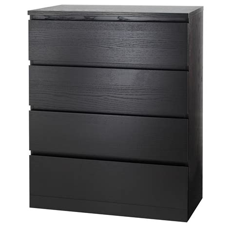 malm chest   drawers black brown  cm ikea lietuva