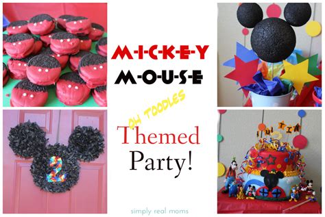 ultimate mickey mouse themed party simply real moms