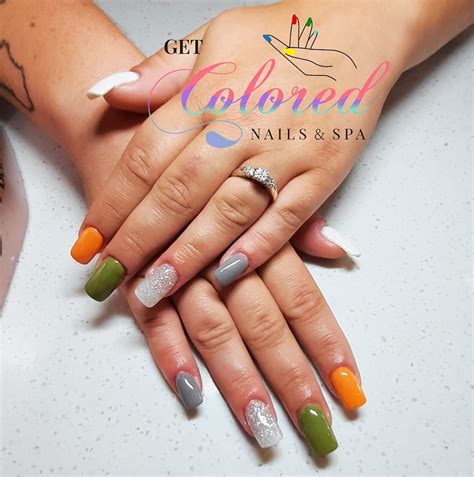 colored nails  spa home
