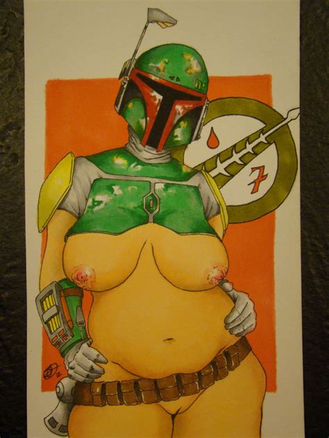 rule 34 armor baronwolfgangarts boba fett breasts color