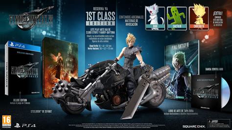 Final Fantasy Vii Remake 1st Class Edition Y Deluxe Edition La