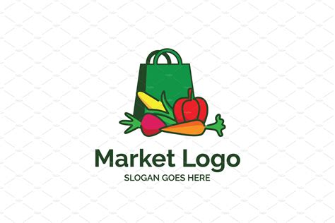 vegetable fresh market logo design branding logo templates creative market