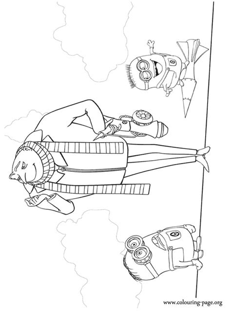 gru   minions coloring page minion coloring pages coloring