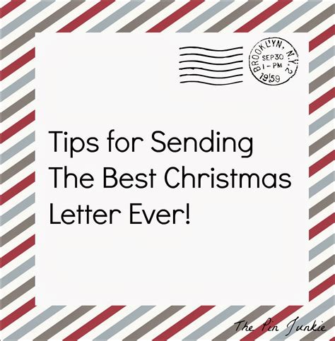 tips  sending   christmas letter