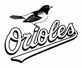 Orioles Baltimore Logo Coloring Bird Clipart Pages Baseball Mlb Svg Vector Logos Team Wrestling Ring Eye Oriole Printable League Transparent sketch template